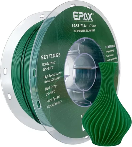 Vista 16 de EPAX High Speed PLA+ Filamento para Impresora 3D, Filamento de Impresión 3D de PLA Rápido, 1.75mm, Precisión Dimensional +/- 0.03 mm, Carrete de 1KG