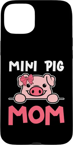 Vista 9 de Cute Mini Pig Mom Miniature Pig Owner Women Case for iPhone 16