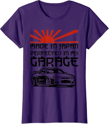 Vista 7 de JDM Japan Motorsport Tuning Car - Camiseta de los años 90, Blanco, S
