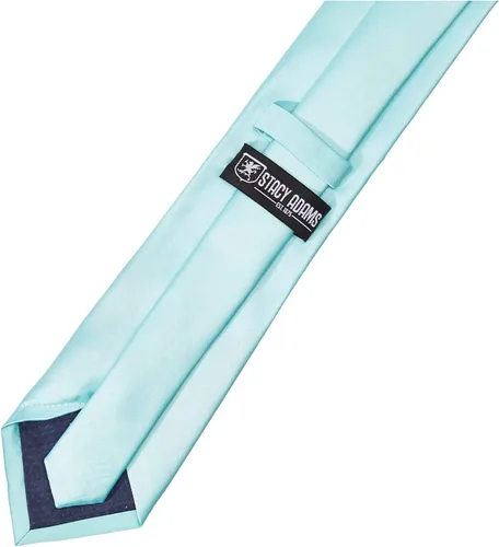 Vista 27 de Stacy Adams Conjunto de corbata sólida de satén para hombre