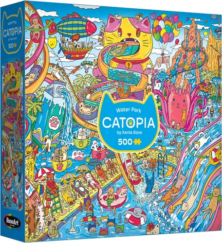 Vista 7 de RoseArt - Catopia - Americat - Rompecabezas de 500 piezas para adultos