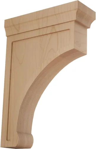 Vista 30 de Ekena Millwork Gomez - Soporte de madera, BKTW02X04X06GORW Madera de caucho.