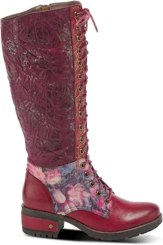 Vista 5 de Spring Step L'Artiste Botines icónicos para mujer, rojo (Red Multi)