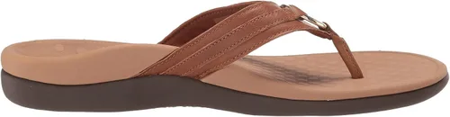 Vista 6 de Sandalias Vionic Tide Aloe, con tira para dedos, con diamantes de imitación, con soporte de arco ortopédico oculto, para mujer