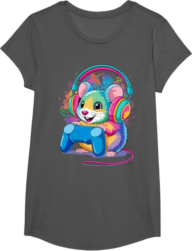 Vista 24 de Mouse Gaming Animal Video Games Funny T-Shirt