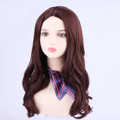 Vista 19 de COSPLAZA Cosplay Pelucas Moda Corto Azul Anime Cabello Elegante Mujer Fiesta Peluca