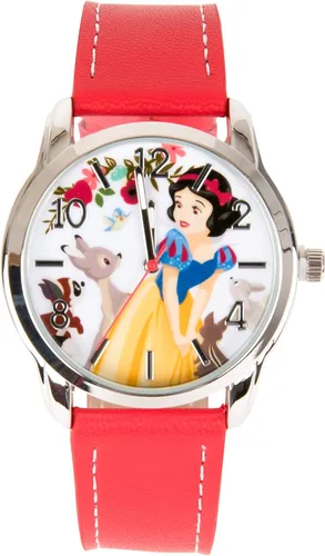 Vista 2 de Disney 100 Aniversario Reloj Floral Blancanieves, Rojo -, Estampado De Personajes