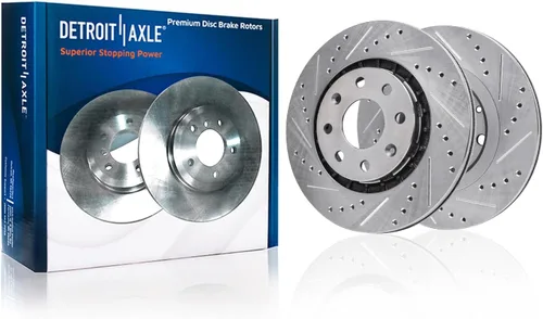Vista 10 de Detroit Axle - 4WD - Rotores de disco delantero de 13.031 in de repuesto para Ford Excursion F-250 F-350 Super Duty 1999-2004 - Juego de 3 piezas