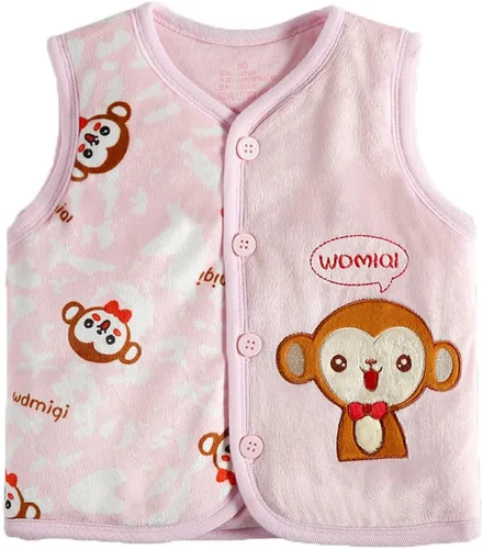Vista 11 de Monvecle - Chaleco de algodón cálido para bebé o niño pequeño (Unisex)