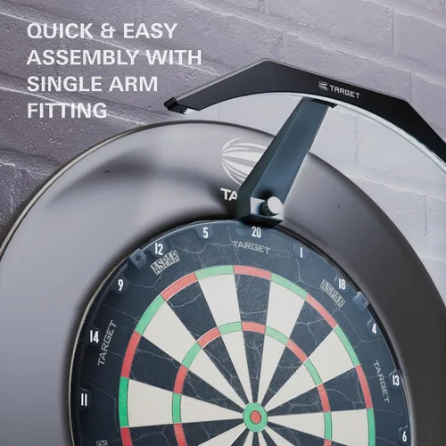 Vista 2 de Target Darts Tablero de Dardos LED - Iluminación de Tablero de Dardos Brillante Cable Extra Largo de 3m Se Ajusta de Forma Segura a Todos