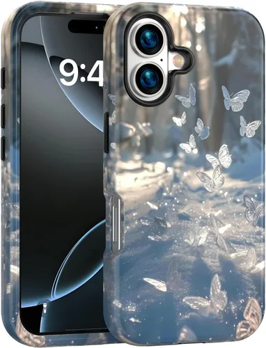 Vista 12 de ANNSD Funda para iPhone 13 Pro Max, con protector de pantalla, protector de lente de cámara y soporte de anillo, funda protectora de cuerpo completo