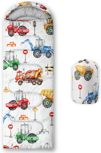 Vista 29 de CVHOUSE - Sacos de dormir para acampar, para 3 estaciones, clima cálido y fresco, ligeros, resistentes al agua, para adultos y niños
