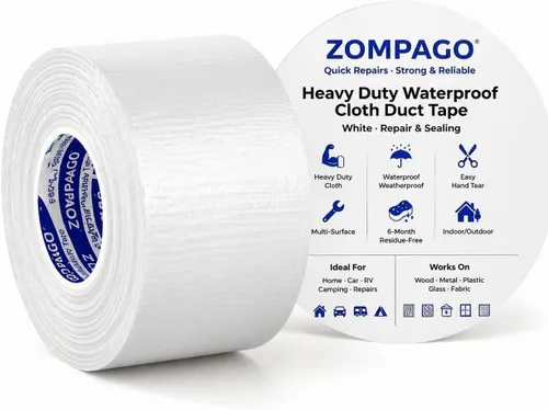 Vista 10 de ZOMPAGO Burlete transparente para puerta, 1 pulgada x 16.4 pies, cinta de sellado de silicona para puertas y ventanas, cinta de sellado autoadhesiva
