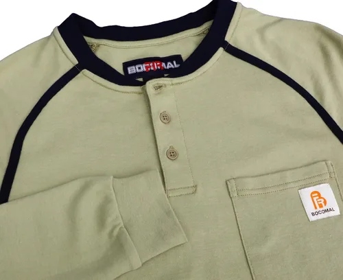Vista 61 de BOCOMAL FR Shirts - Camisa ligera de 5.5 onzas de manga corta y resistente al fuego/ignífuga