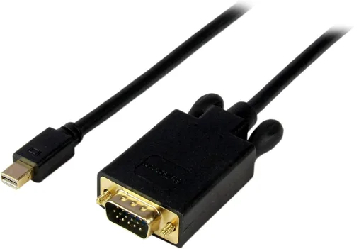 Vista 4 de StarTech Cable adaptador activo Mini DisplayPort a VGA de 3 pies (3.3 ft) - Cable adaptador activo Mini DP a VGA - Video de 1080p - mDP 1.2