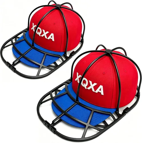 Vista 10 de XQXA Jaula de lavado de sombreros para gorras de béisbol, limpiador de sombreros para lavadora y lavavajillas, se adapta a gorras de adultos