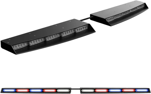 Vista 22 de Raptor Elite Striker-TIR - Barra de luz LED para visera interior (ámbar)