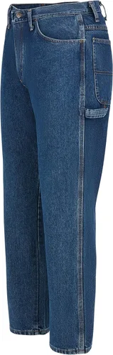 Vista 6 de Bulwark - Dungaree de mezclilla prelavado para hombre, resistente al fuego, 14.75 onzas