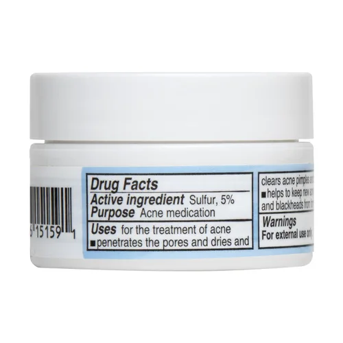 Vista 8 de De La Cruz 10% ungüento de azufre Tratamiento de manchas de acné quístico para el cuidado de la piel de la cara y el cuerpo, mascarilla facial