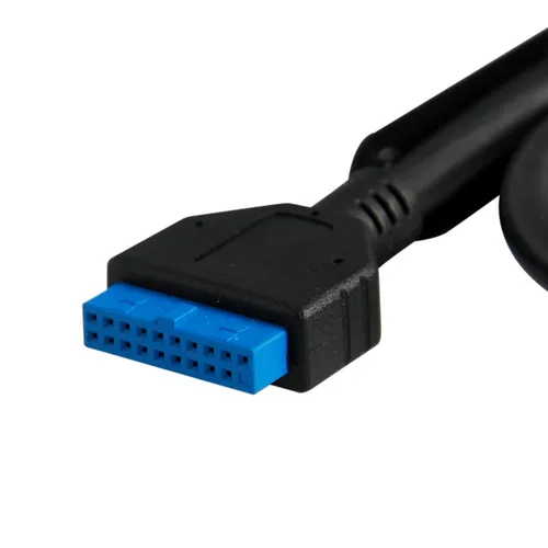 Vista 2 de JacobsParts Cable USB 3.0 de expansión del panel frontal a 20 pines de la placa base (2 puertos)