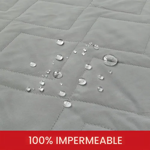 Vista 2 de Moonsea Funda impermeable para cama de perro, manta antideslizante para mascotas, sofá, sofá, funda protectora de muebles para niños, niños, perros