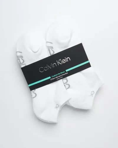 Vista 2 de Calvin Klein Calcetines para mujer Calcetines acolchados invisibles (paquete de 6)