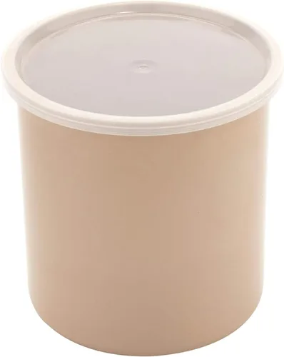 Vista 14 de G.E.T. CR-0120-BK - Recipiente redondo para almacenamiento de alimentos con tapa, 1.2 cuartos de galón, color negro (juego de 12) Dishwasher safe
