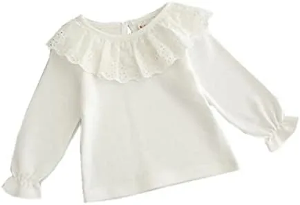 Vista 8 de CHUMHEY Conjunto de pantalones para bebé, conjunto de ropa para niña, camisa de dibujos animados lindos