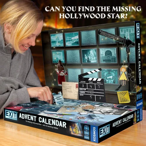 Vista 7 de EXIT: The Game - Calendario de Adviento - La estrella de Hollywood perdida Navidad Calendario Adviento Juego misterioso Actividad familiar