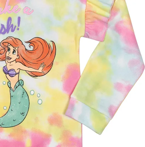 Vista 8 de Disney Princesa La Bella y la Bestia Little Mermaid Frozen Minnie Mouse - Sudadera de forro polar para niñas pequeñas a niños grandes