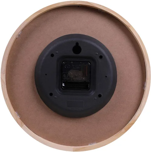 Vista 7 de Kesin Reloj de Pared Silencioso Redondo de Madera de 12 Pulgadas, Relojes de Pared de Madera Blanca Analógicos a Batería Sin Tictac para Sala
