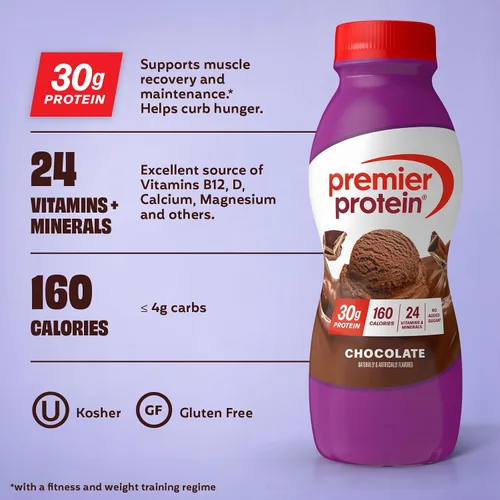 Vista 6 de Premier Protein Batido alto en proteínas de 1.06 oz, paquete variado de 8