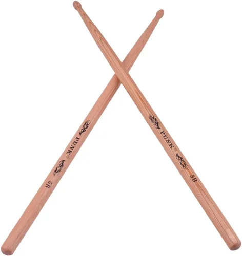Vista 2 de Instrumentos musicales profesionales de la percusión del palillo 5B de Hickory Drmu Stick 5B