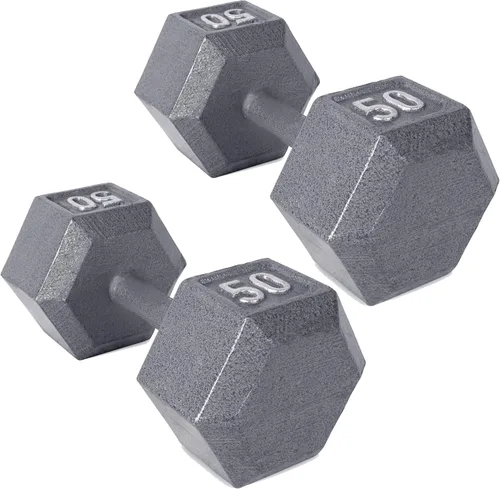 Vista 47 de CAP Barbell Mancuerna hexagonal de hierro fundido Múltiples opciones