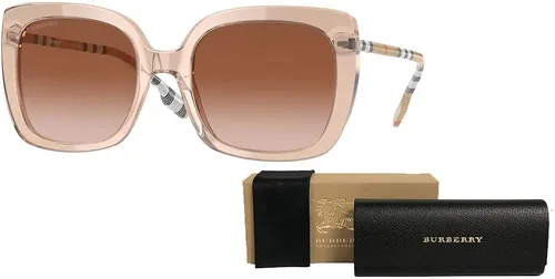 Vista 3 de BURBERRY BE4323 Square Sunglasses for Women + BUNDLE with Designer iWear Eyewear Care Kit