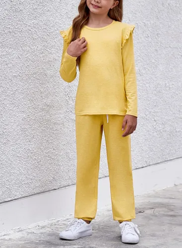 Vista 7 de blibean Conjuntos de ropa elegante para niñas de 4 a 13 años