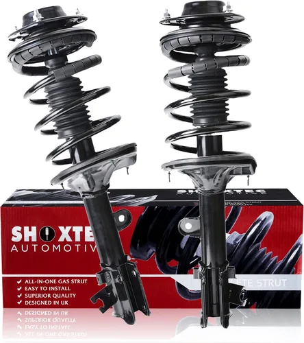 Vista 6 de Shoxtec Reemplazo completo del puntal delantero izquierdo para 2005-2009 Hyundai Tucson 2005-2010 KIA Sportage Conjunto de muelles helicoidales Kits