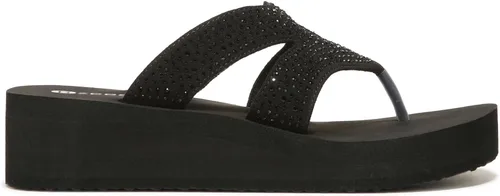 Vista 2 de BZees Sandalias Rio para mujer, Brillante negro