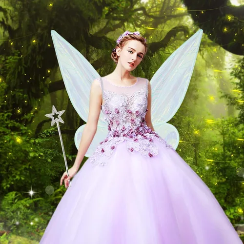 Vista 5 de Fairy Wings, Fairy Wings for Adults Women Girls, Butterfly Wings for Women for Halloween Cosplay