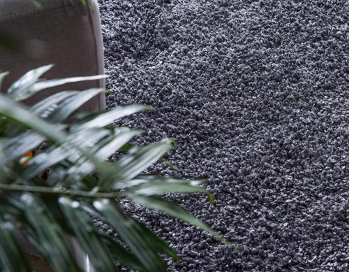 Vista 57 de Unique Loom Colección Davos Shag - Alfombra Lino
