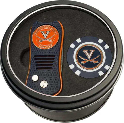 Vista 4 de Team Golf NCAA - Juego de regalo de lata unisex para adultos con herramienta Switchfix Divot y chip de golf