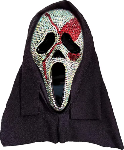 Vista 4 de Fun World Juego de máscara y cuchillos Ghost Face Bloody Bling