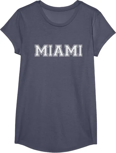 Vista 14 de Camiseta de regalo deportiva estilo universitario Miami Florida, Negro, S