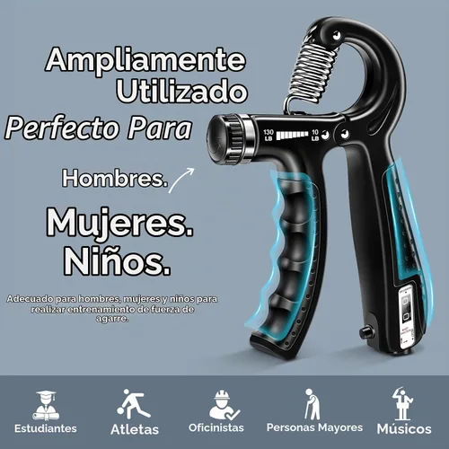 Vista 3 de HiKeep Entrenador de Fuerza de Agarre (Paquete de 2), Fortalecedor de Antebrazo, Fortalecedor de Agarre de Mano, Dispositivos de Fortalecimiento