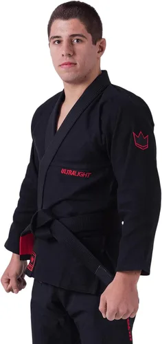 Vista 2 de Kingz Brazilian Jiu Jitsu Gi - Mens Premium BJJ Kimono - IBJJF Legal - 420gsm Pearl Weave Pro Competition - Ultralight