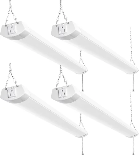 Vista 9 de hykolity Luz LED de Taller de 4 Pies 70W Enlazable, 8000lm (Equivalente a 300W), 5000K Luces de Taller de Utilidad para Garajes, Talleres, Sótanos