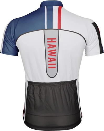 Vista 3 de Personalize Hawaii - Camiseta de ciclismo de manga corta para hombre