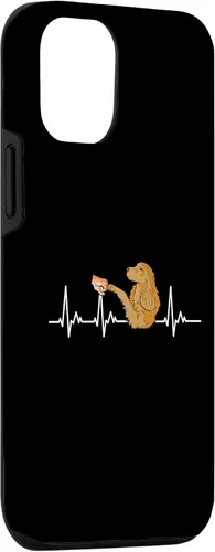 Vista 3 de Funda para iPhone 14 Cocker Spaniel Heartbeat human dog