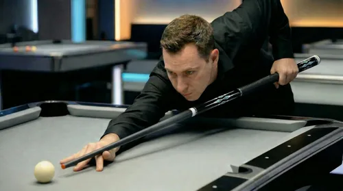 Vista 8 de KONLLEN Pool Cue, Dual Shaft, Carbon Fiber & Maple Shaft, Low Deflection