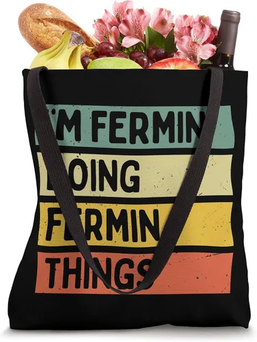Vista 4 de I'm Fermin Doing Fermin Things Funny Personalized Quote Tote Bag
